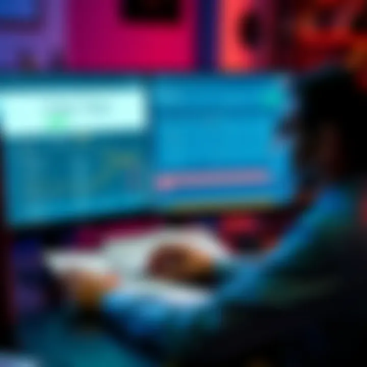 A person reviewing tax documents with Coinbase and CoinTracker on a computer screen, showing concern about missing Kraken 1099