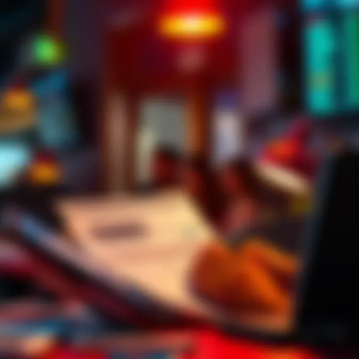 A person reviewing 1099-DA forms and calculating taxes for Cash App and PayPal transactions