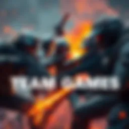 Group of players focusing on battle instead of looting, showing intense action with weapons drawn and strategy in play.