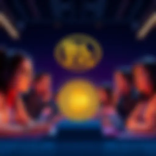 A group of people collaborating to mine a Bitcoin block at the BTC ASIA Conference