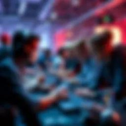 Participants collaborating at the Google Gemini 3 hackathon, focusing on technology and coding.