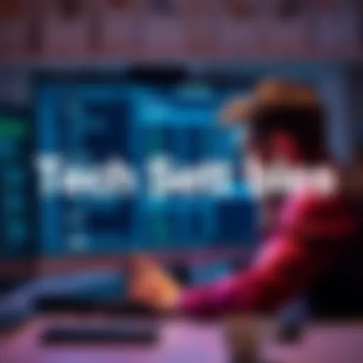 A person frustrated while trying to change device settings on a computer screen.