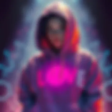 A 15-year-old girl shows off a hoodie she designed using bleach, inspired by the band Sleep Token