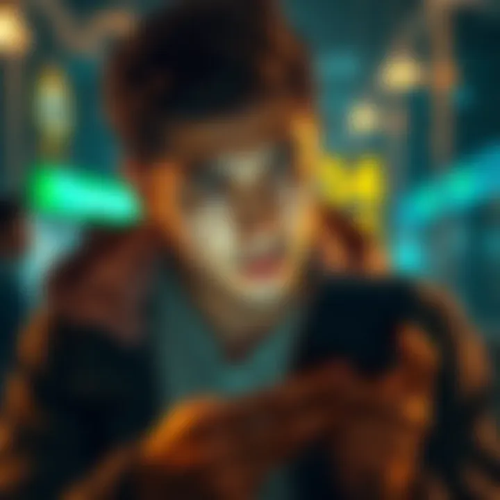 Telegram Hack Warning A person looking concerned at their phone, alerting others about a Telegram hack that drained their wallet.