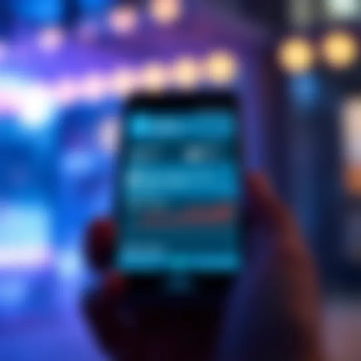 A smartphone displaying a Telegram interface with a bot tracking Solana contract mentions, showing metrics like unique posters and attention scores.