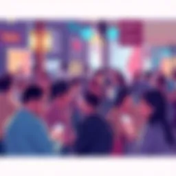 People engaging in conversations on Telegram about recent trends and topics.