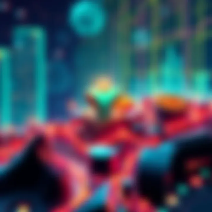 Teranode Blockchain Innovation Illustration of Teranode representing linear scaling in blockchain technology, showcasing improved efficiency and performance.