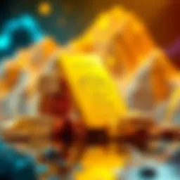 Tether Gains Gold Holdings A stack of gold bars with the Tether logo in the background, representing Tether's status as the largest independent holder of gold.