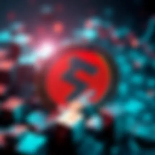 A graphic showing the Tether logo with a visual representation of $350 million being seized, symbolizing concerns in the cryptocurrency market.