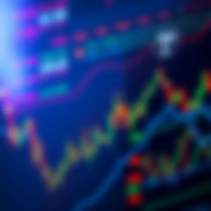 A graphic showing Tether's logo overlaying a stock market chart, indicating its control over financial systems.