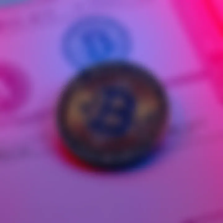 A visual representation of Tether's USDT logo with a backdrop of legal documents symbolizing the GENIUS Act.