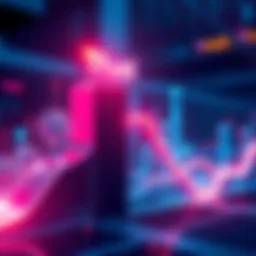 A graphic showing a rising graph with Tfuel logo and partnership symbols, indicating growth and innovation in technology.