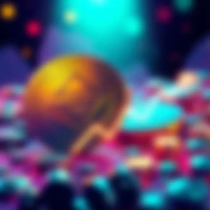 Illustration showing Theta and TFUEL tokens with a downward trend line symbolizing retail investor skepticism.