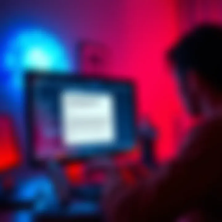 A computer screen displaying an email notification regarding a third distribution, with a person looking curious while reading it.