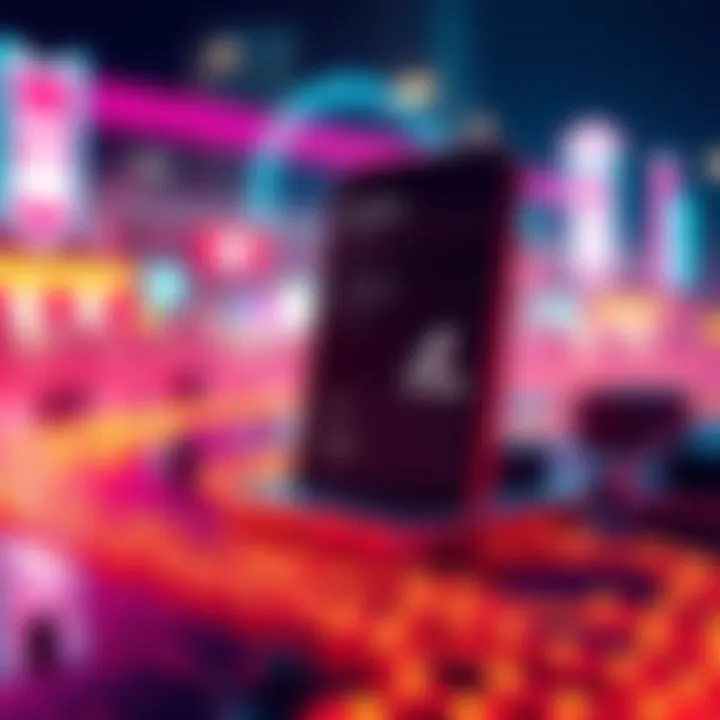 OnChain Integration with TikTok Visual representation of TikTok with OnChain technology elements, showcasing transparency and security features