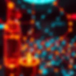 A digital representation of real-world assets connected to a network, symbolizing tokenization in finance.