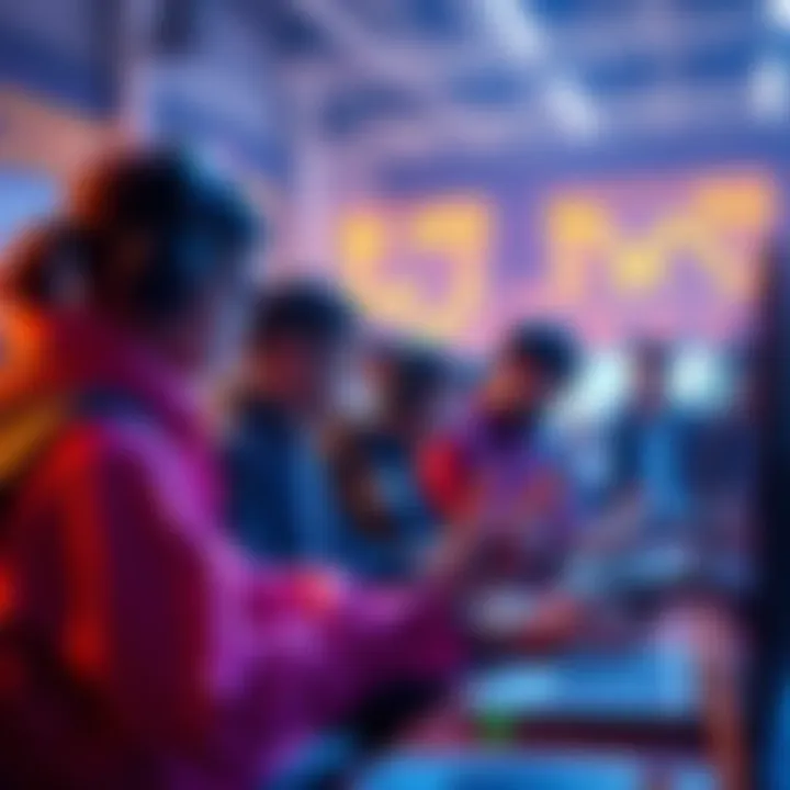 Participants engaging in tokenized stock trading with digital assets and rewards