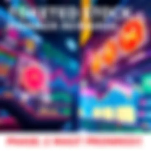 Tokenized Stock Trading Rewards A digital representation of stock trading rewards with icons for daily trading and friend invitations, showcasing a vibrant on-chain market environment.