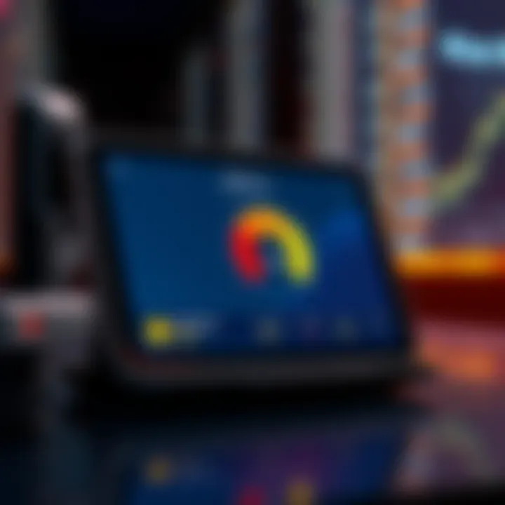 Tool for Assessing Token Safety A digital device displaying a safety score for cryptocurrency tokens, highlighting risk assessment features related to rug pulls and trading data.