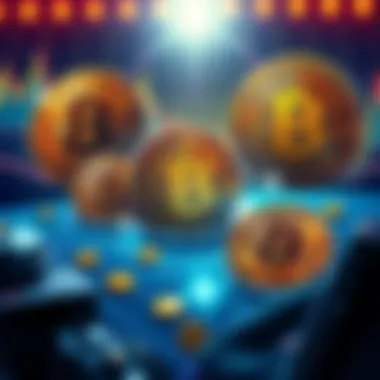 Illustration showing five large Bitcoin wallets influencing 22% of the total Bitcoin supply, symbolizing market control and trends.