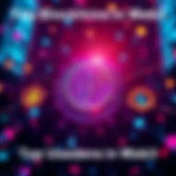 Visual representation of leading blockchains with transaction symbols and digital connections.