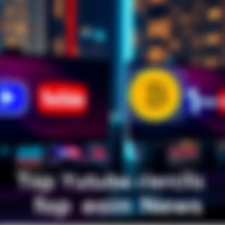 Three computer screens displaying logos of AdamLivingstonBTC, SimplyBitcoin, and 1MarkMoss with Bitcoin symbols.