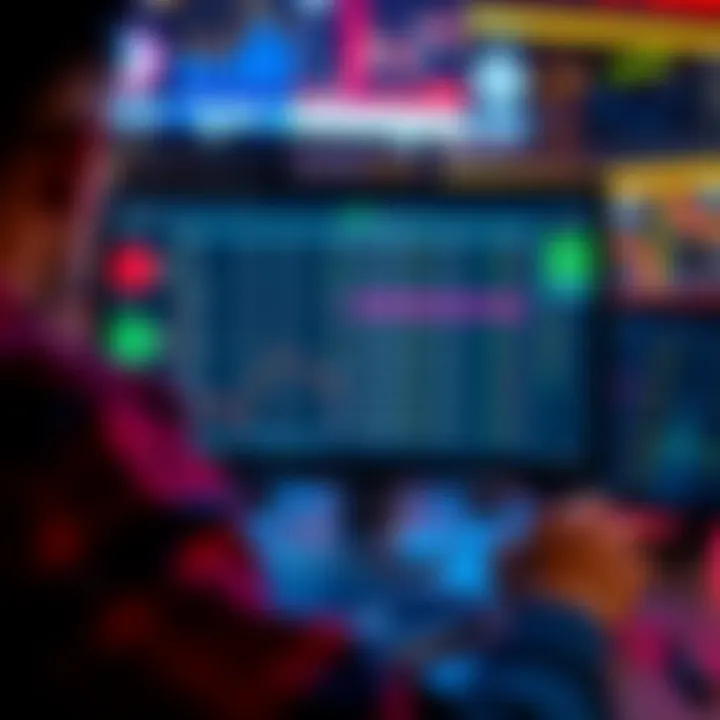 A person analyzing cryptocurrency prices in Google Sheets, with various altcoin data displayed on the screen.