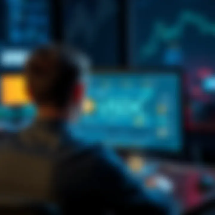 A person looking at a computer screen with a crypto wallet interface, trying to locate their USDC transfer.