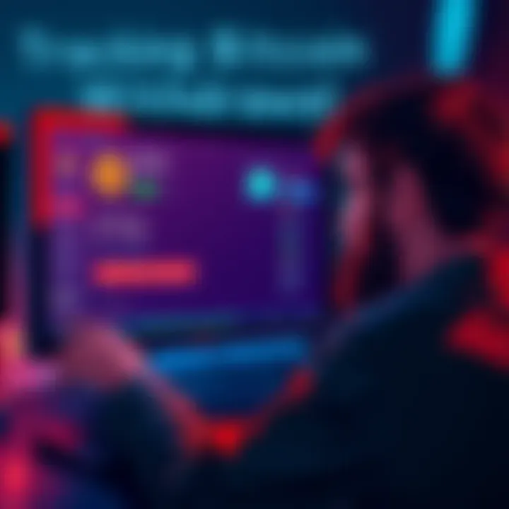 A person looking at a computer screen with a Bitcoin wallet interface, showing a missing transaction. They appear confused and concerned about their funds.