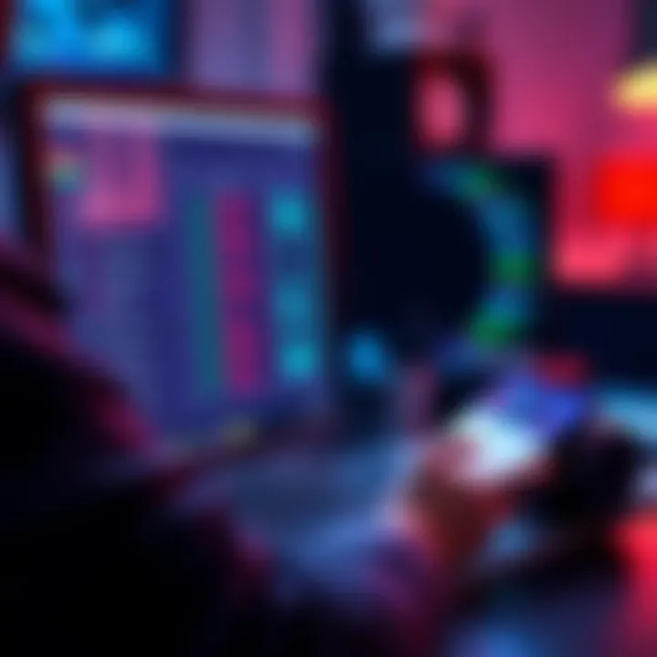 A person using a computer to manage and track various token balances in their Ledger wallet application, looking for hidden tokens across different networks.
