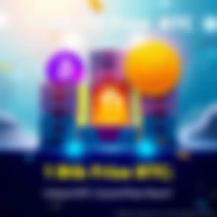 Colorful graphic showing 9 Mystery Boxes with a Bitcoin symbol and a Grand Prize announcement