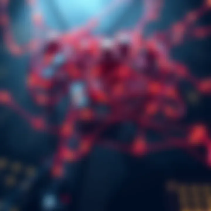 A conceptual illustration depicting tangled trade routes symbolizing the complexities of global trade relationships