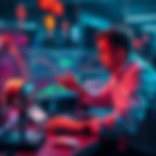 A trader analyzing charts and graphs on a computer, focusing on futures trading duration guidelines on Binance.