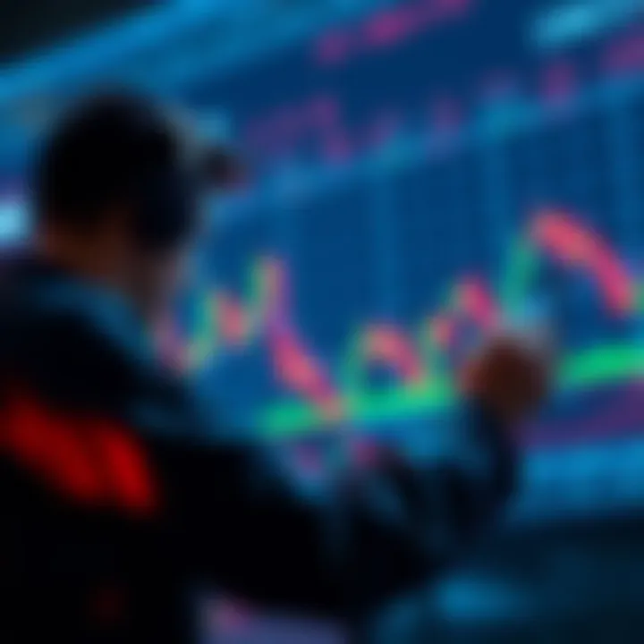 Trader's Dilemma: The Moment of Decision A trader contemplates a market chart, symbolizing the emotional struggle behind selling a cryptocurrency investment.