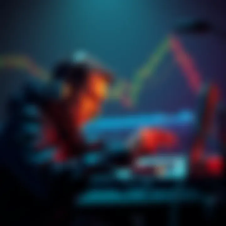 Trader quitting cryptocurrency A dedicated trader looks frustrated while closing a laptop, symbolizing their decision to leave crypto trading for good.