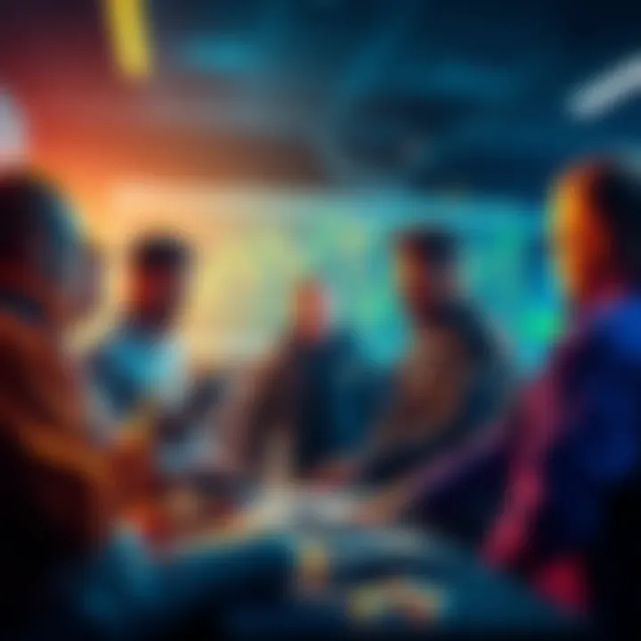 A group of traders discussing Bitcoin price charts and strategies after the recent dip to 60k