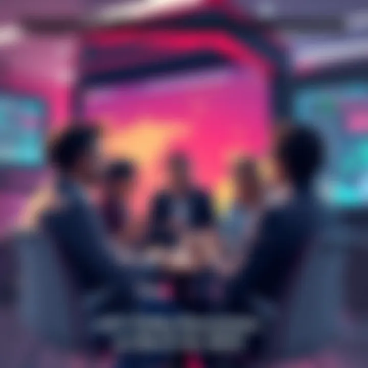 Participants sharing insights on market strategies