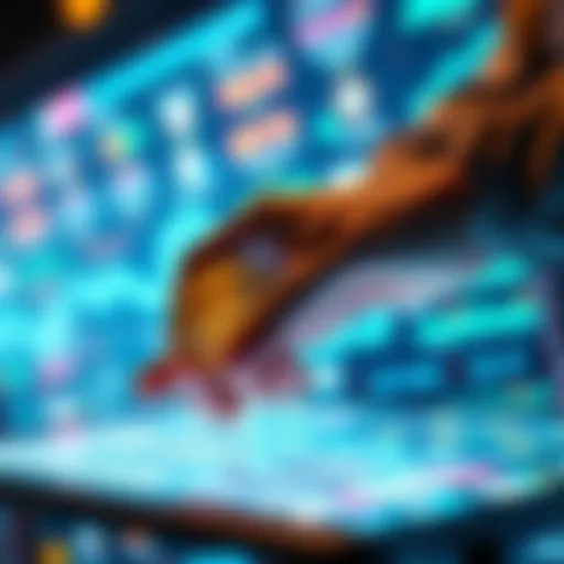 A person exchanging Litecoin for Solana on a digital platform