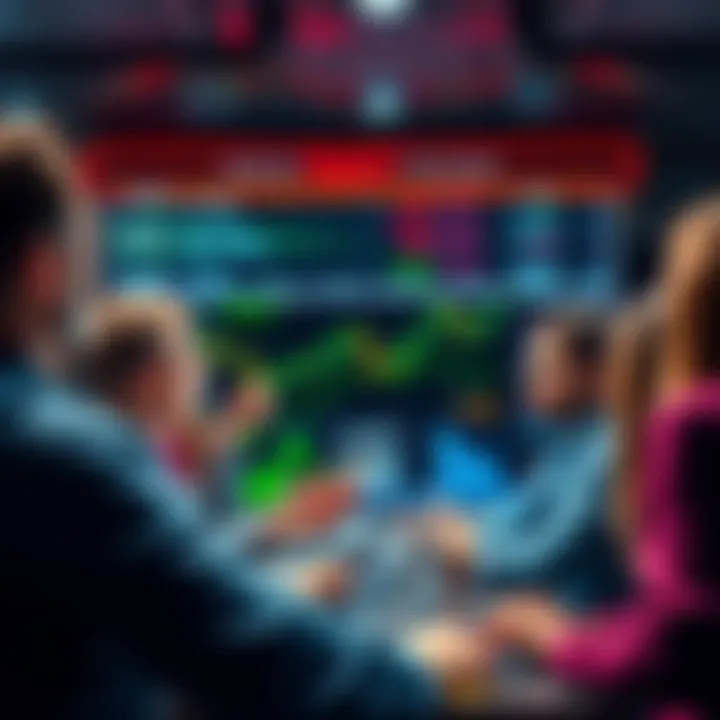 People sharing trading strategies and tips in a discussion forum