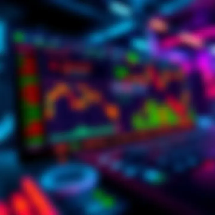 A screenshot of a trading alert tool tracking token movements with notifications popping up on the screen.