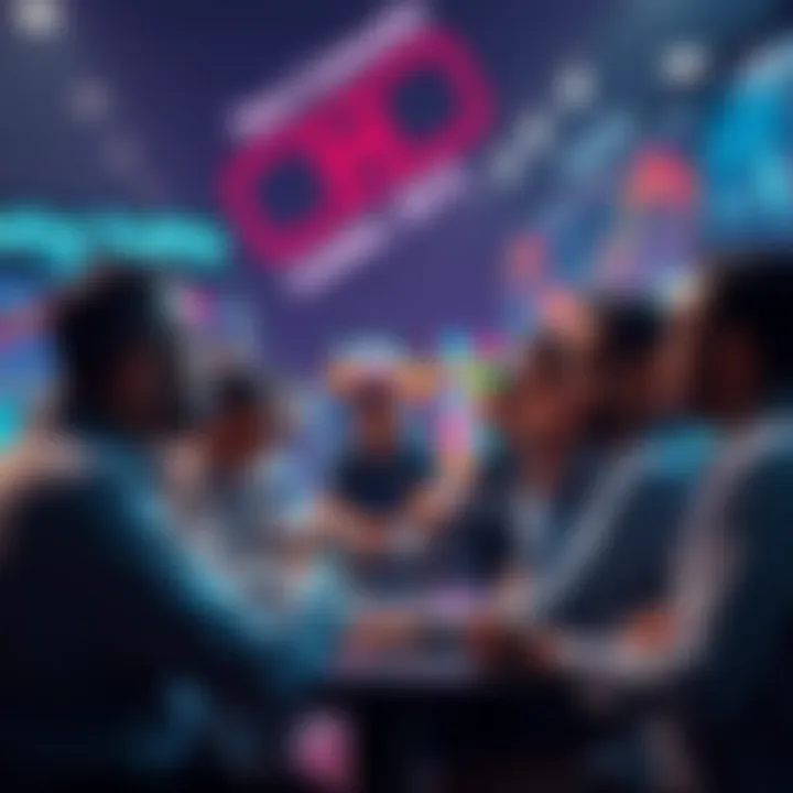 A vibrant discussion among traders sharing insights and strategies