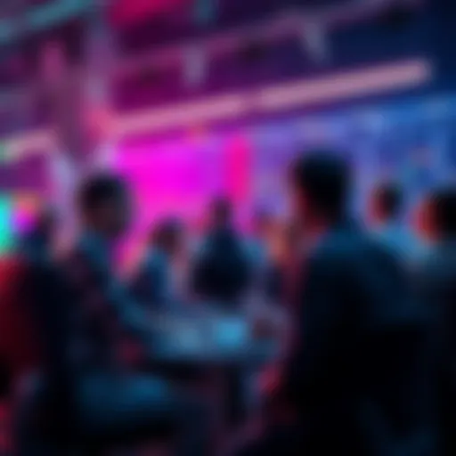 People discussing trading strategies and tips in a chat forum setting