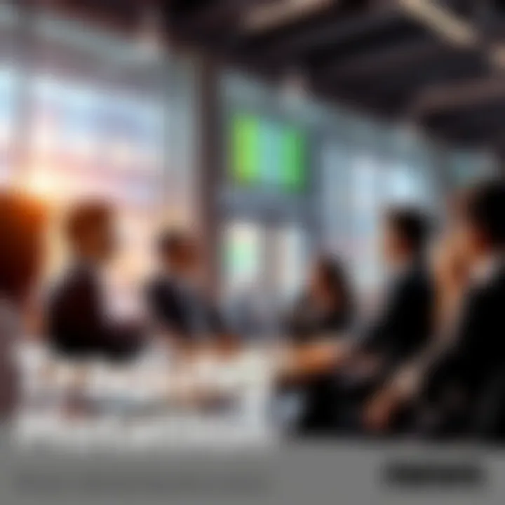 A group of people discussing trading strategies and market analysis in a forum setting