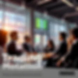 Trading Discussion A group of people discussing trading strategies and market analysis in a forum setting