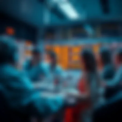 A group of people sharing trading strategies and market insights in a collaborative online forum