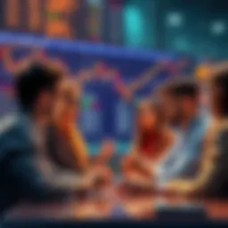 People engaging in a discussion about trading ideas and strategies on a user board