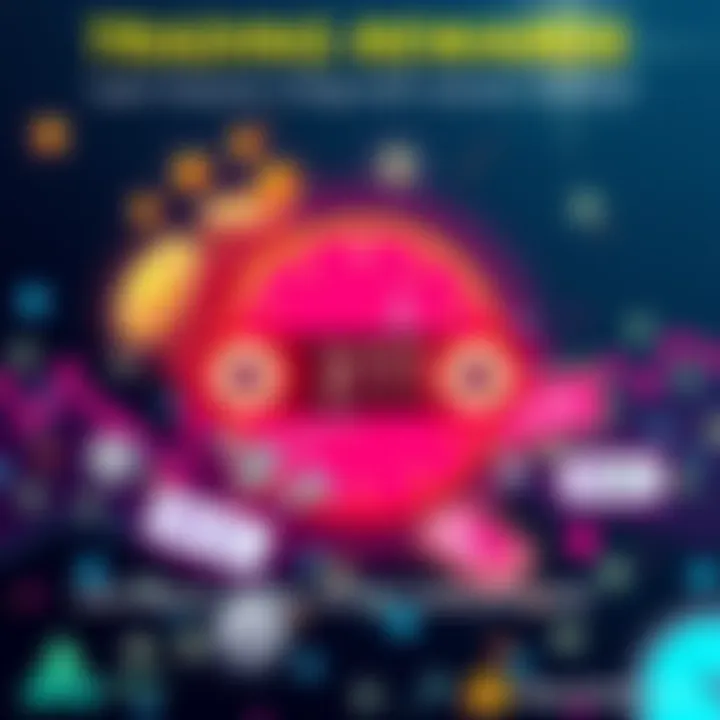 A graphic showing an urgent call to action for trading tokenized stocks and assets, featuring symbols of precious metals and stocks, with a countdown timer indicating limited time left for rewards.