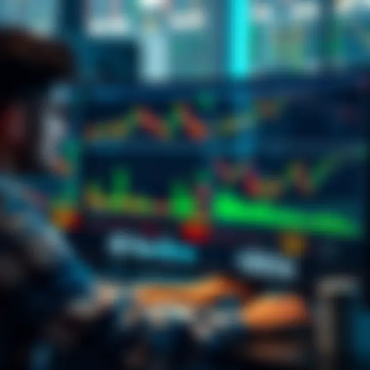 A trader analyzing graphs and charts on a computer screen, highlighting key trading indicators and strategies for success in 2025.