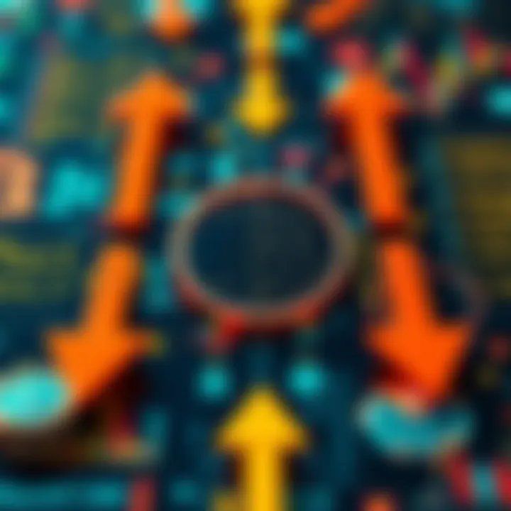 Visual representation of cryptocurrency balances with arrows indicating transfer process