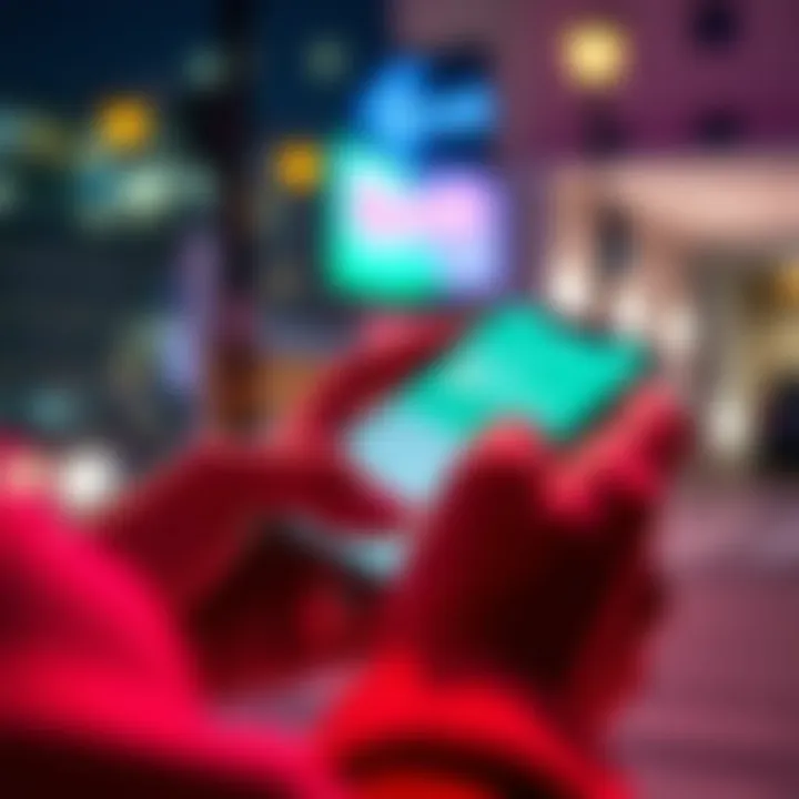 A person using a smartphone to transfer funds to a digital bank, with a focus on the Revolut app on the screen.